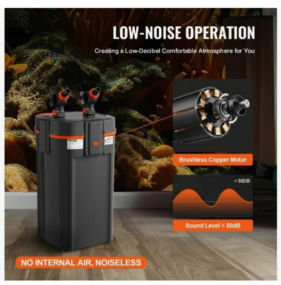 283.9 L Aquarium Canister Filter 11w - Image 3