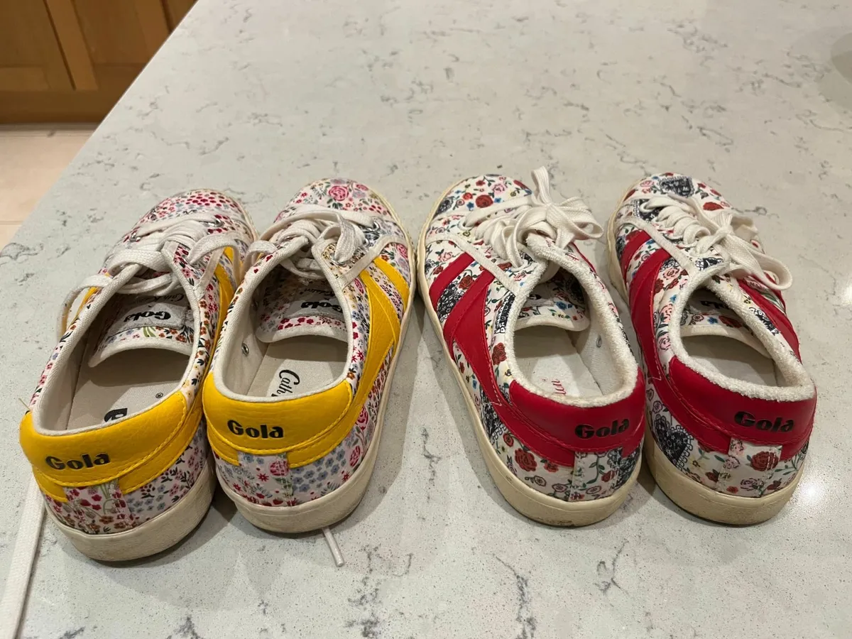 2 pairs of Gola Cath Kidston shoes size 5 - Image 1