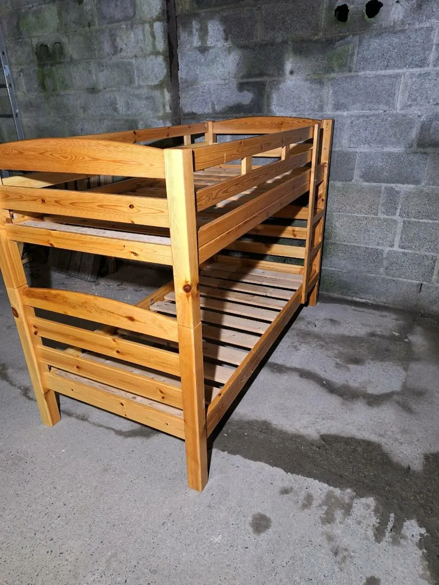 Solid Pine Bunk Bed - Very Sturdy (DELIVERY)Solid - Image 3