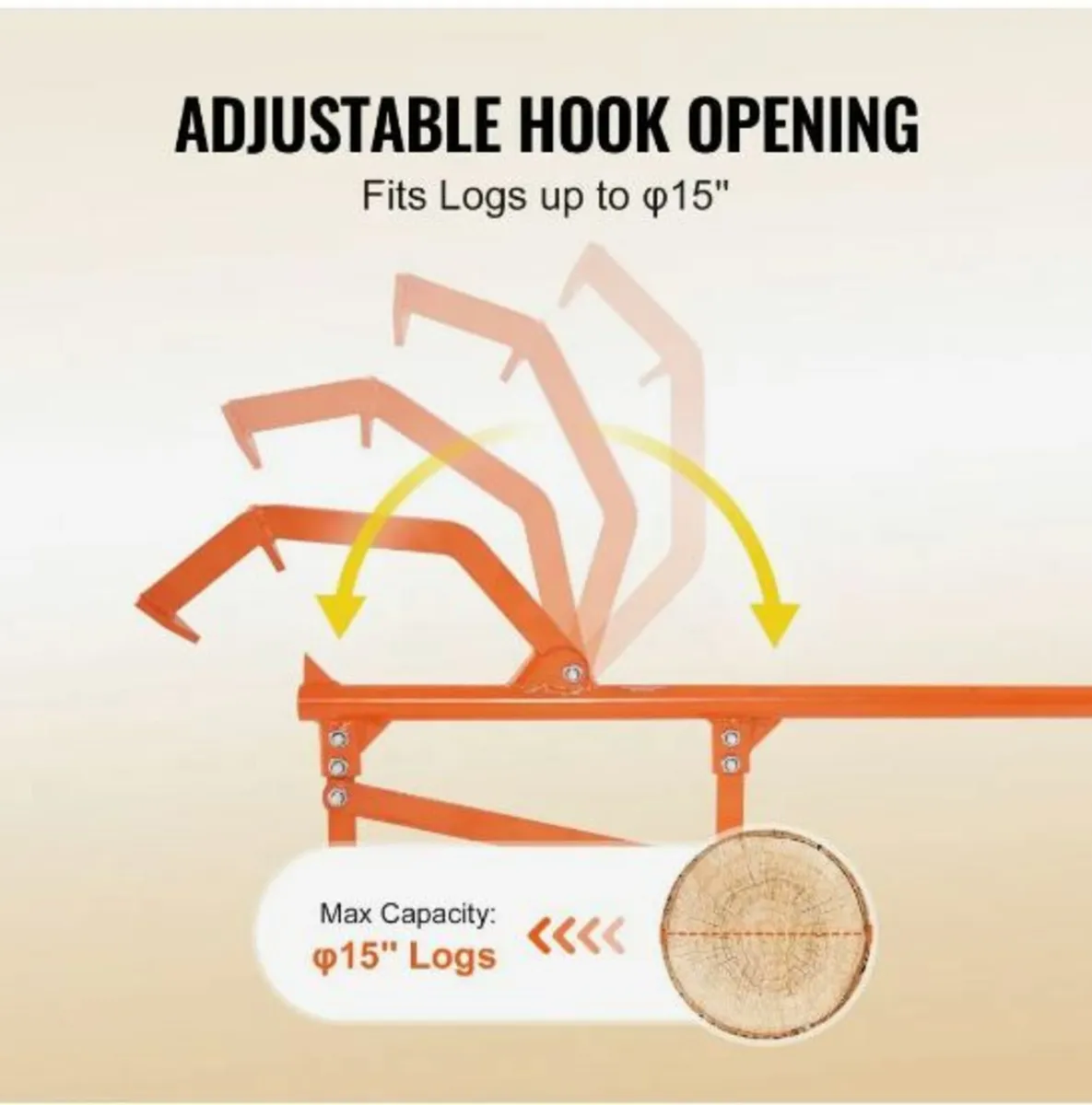 Timberjack, 46.5 in, Heavy Duty Steel - Image 3