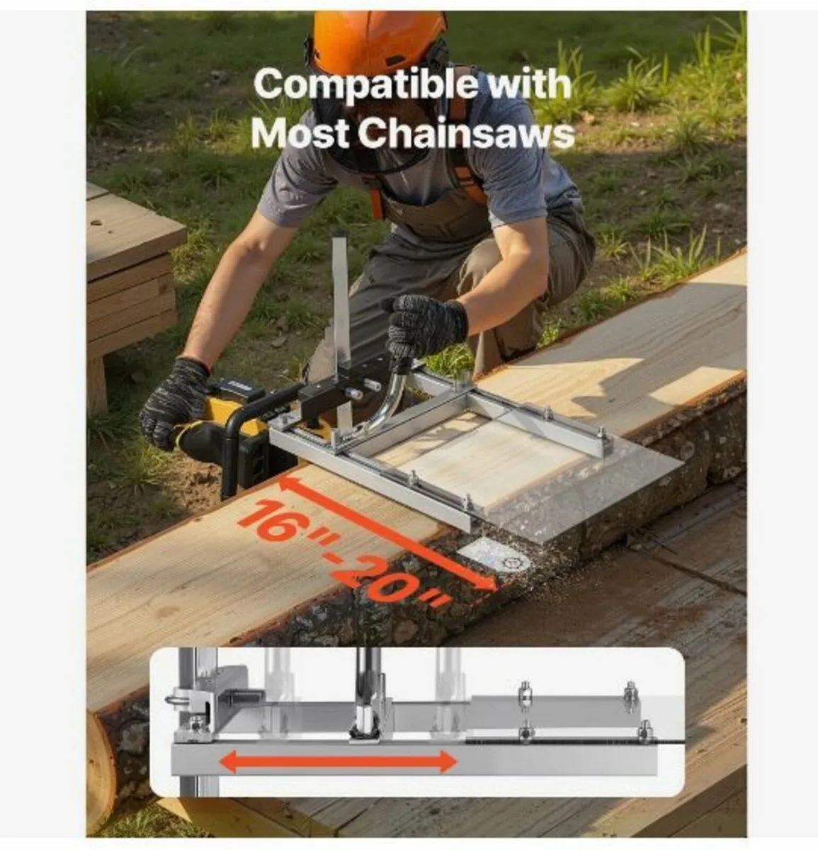 Chainsaw Mill, Portable Sawmill Fits 41-51 cm - Image 2