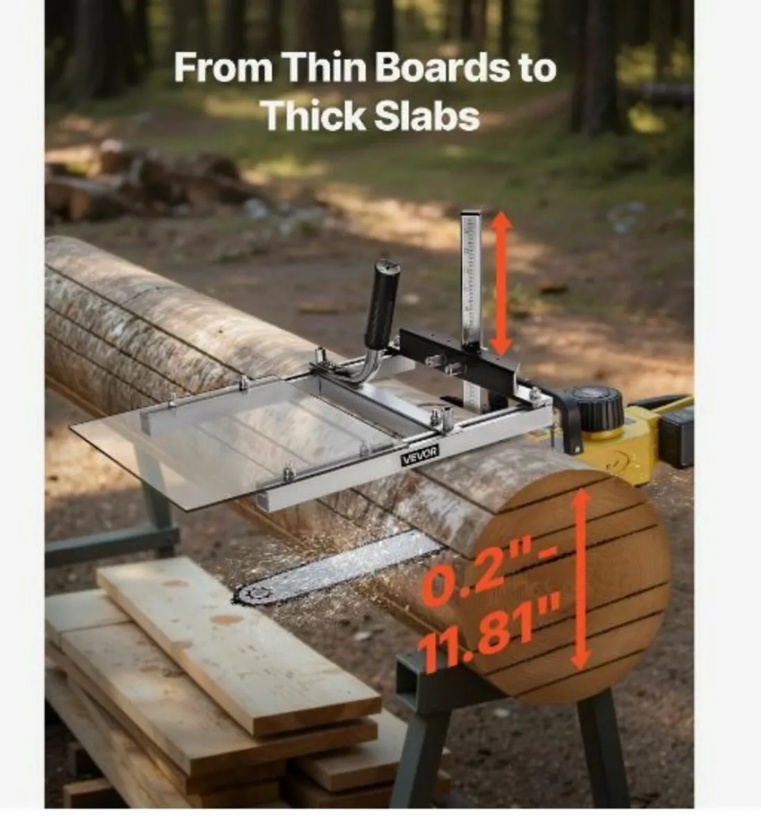 Chainsaw Mill, Portable Sawmill Fits 41-51 cm - Image 3