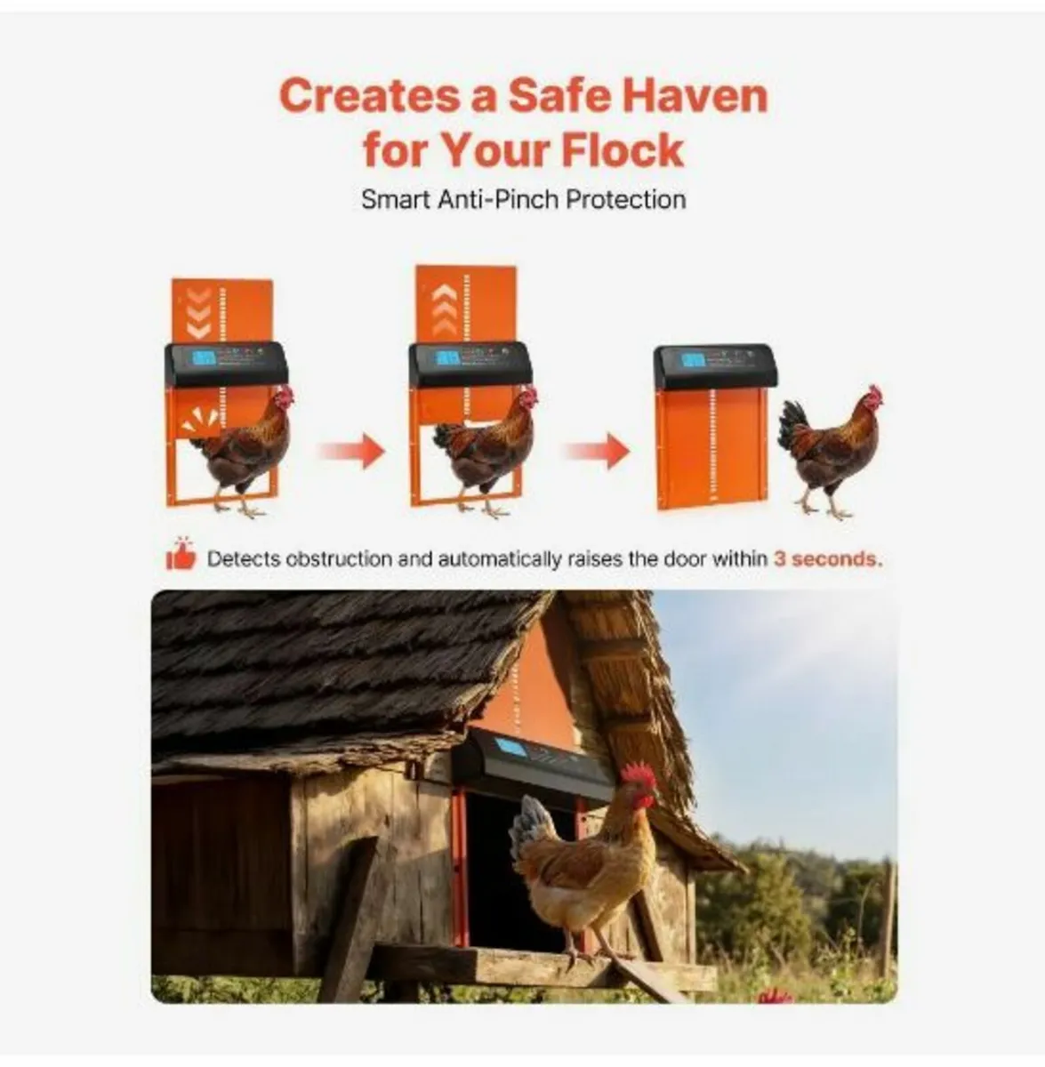 Automatic Chicken Coop Door, Battery Powered - Image 2