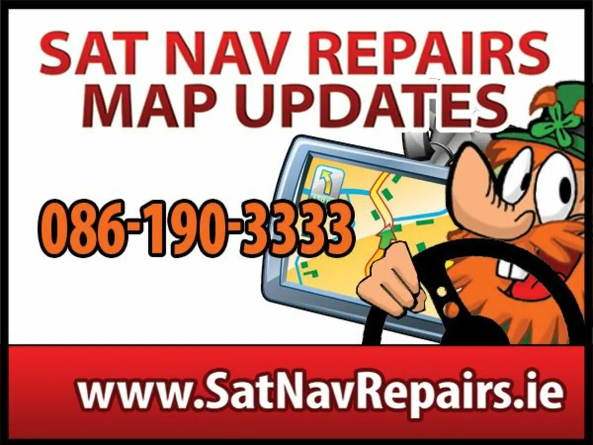 SAT NAV  MAP UPDATES  - REPAIRS  - SALES - Image 1