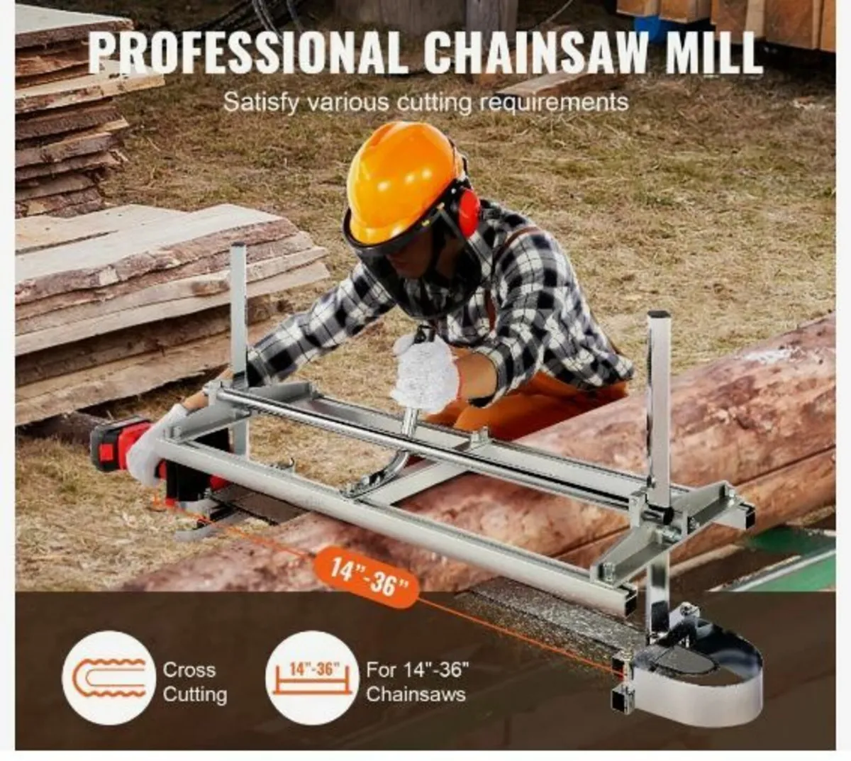 Portable Sawmill 35.6cm-91.4cm Guide - Image 2