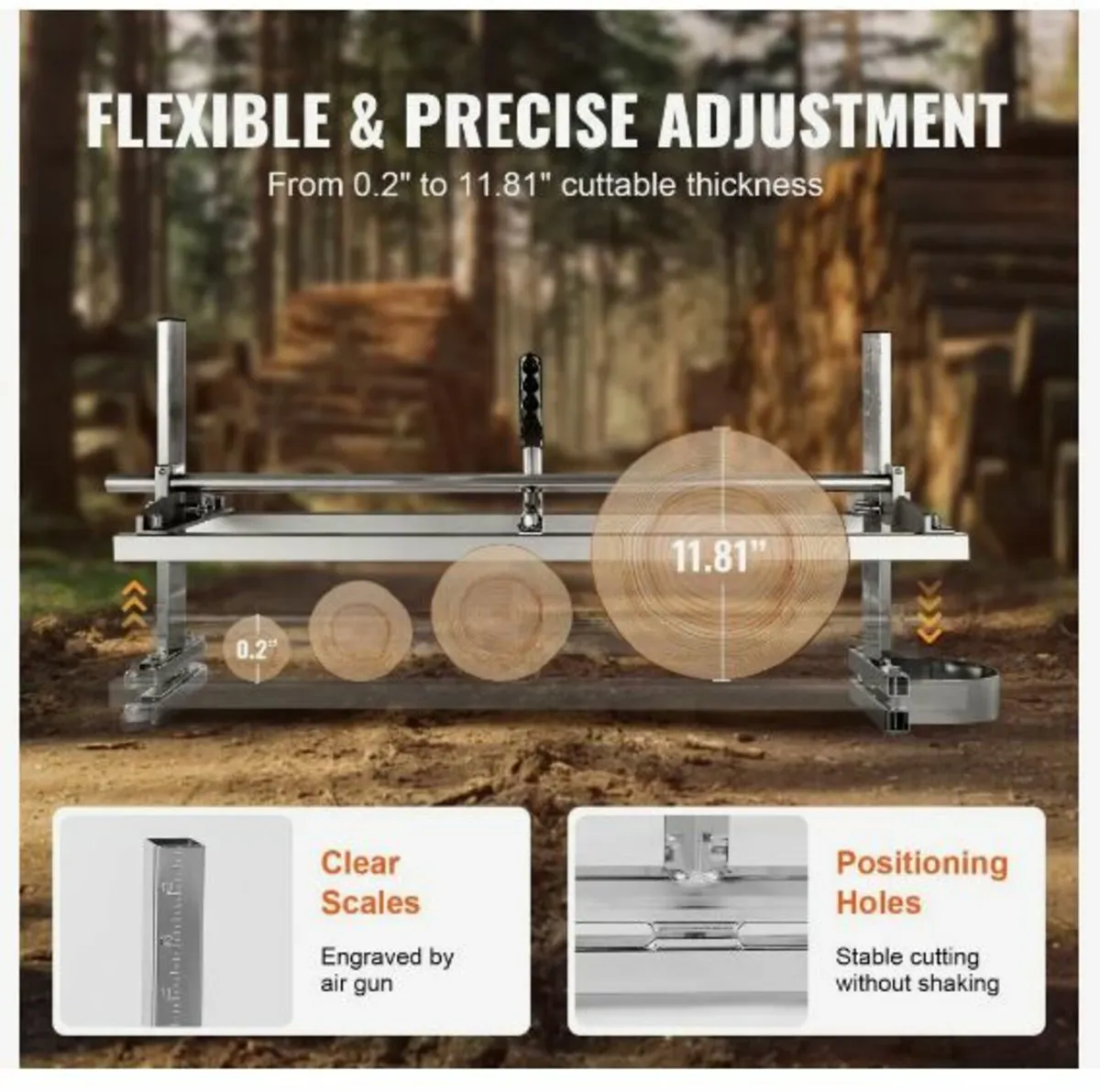Portable Sawmill 35.6cm-91.4cm Guide - Image 4