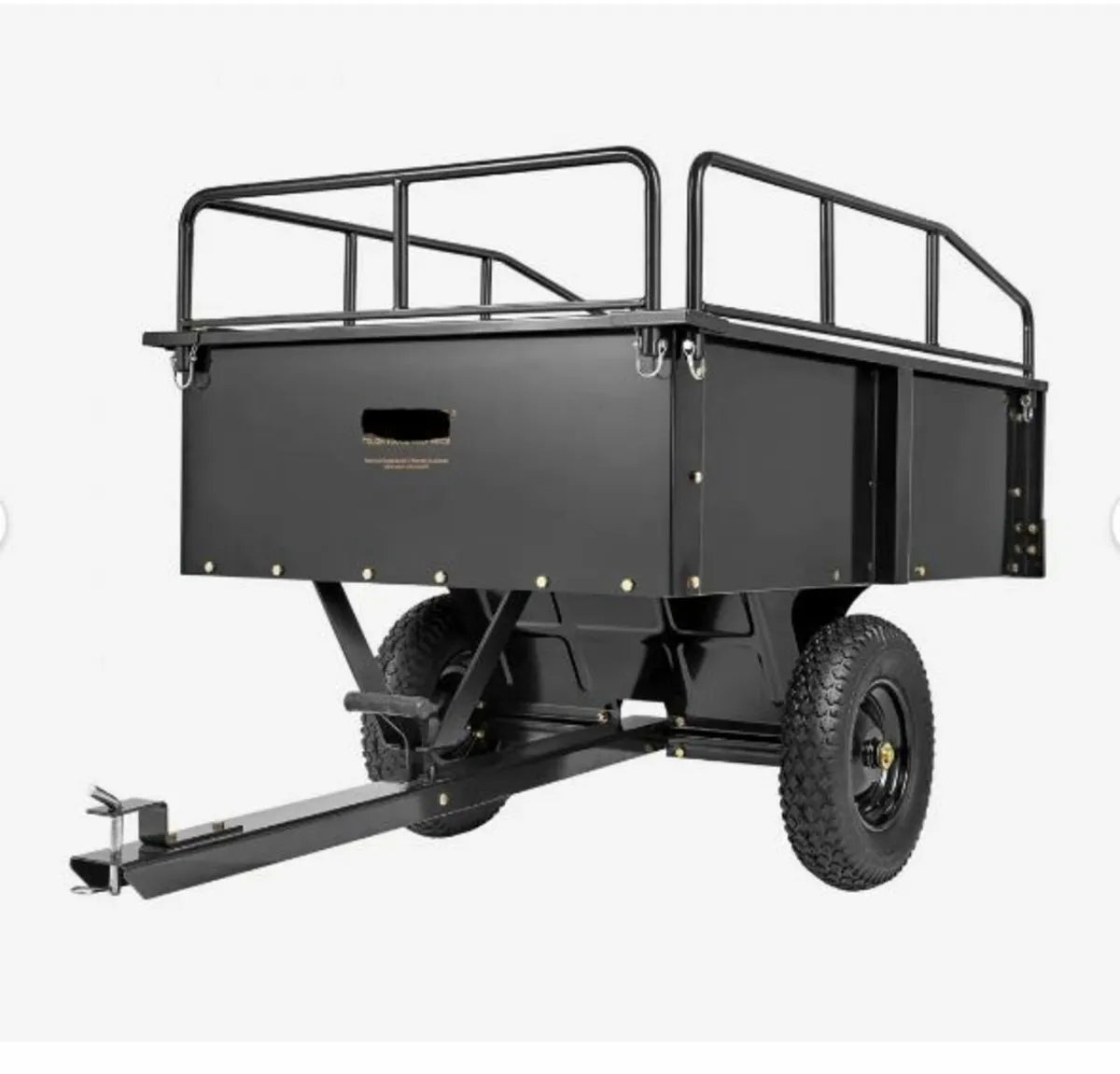 Heavy Duty ATV Trailer Steel Dump Cart - Image 3