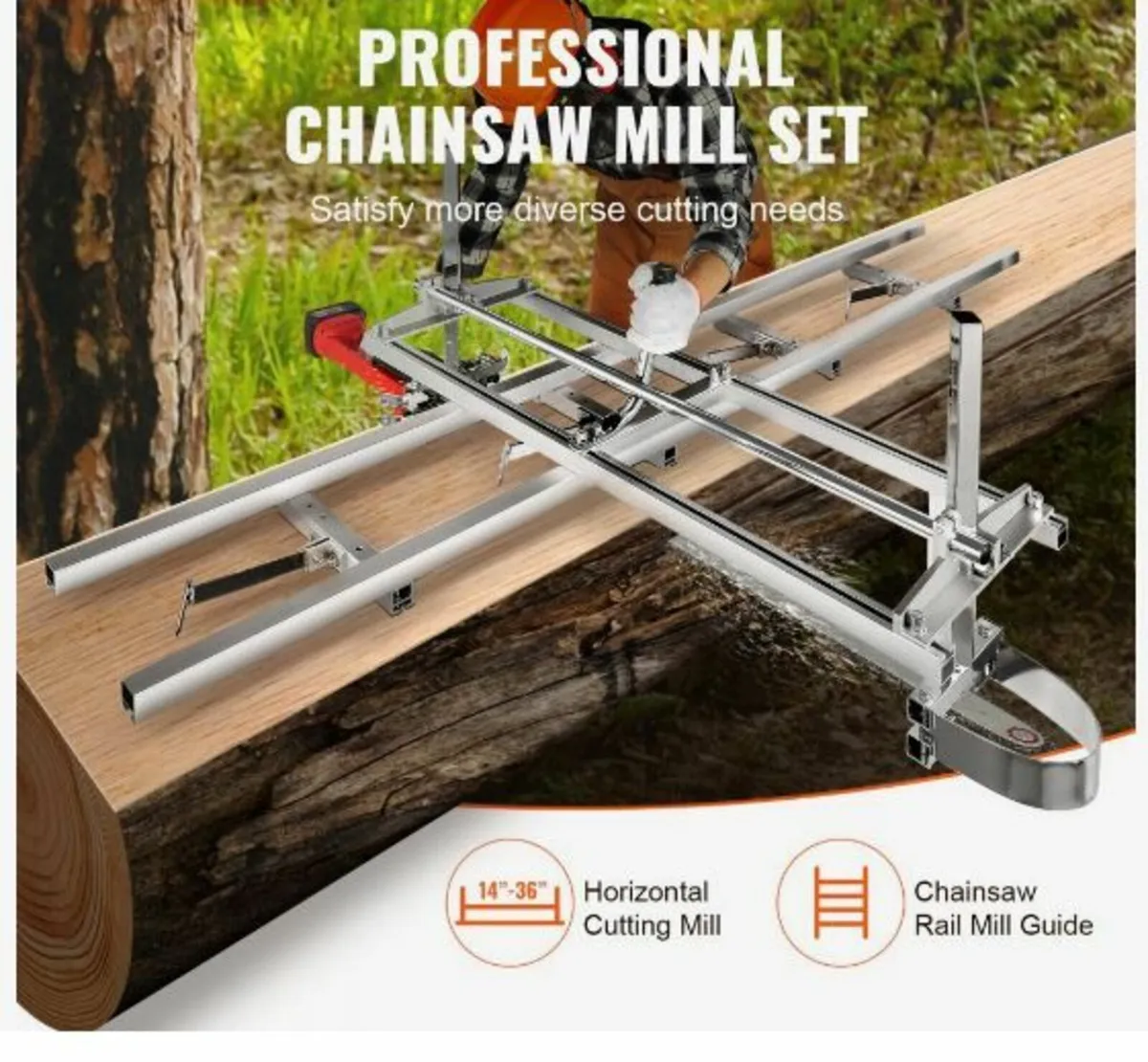 Chainsaw Mill and Rail Mill Guide System - Image 2