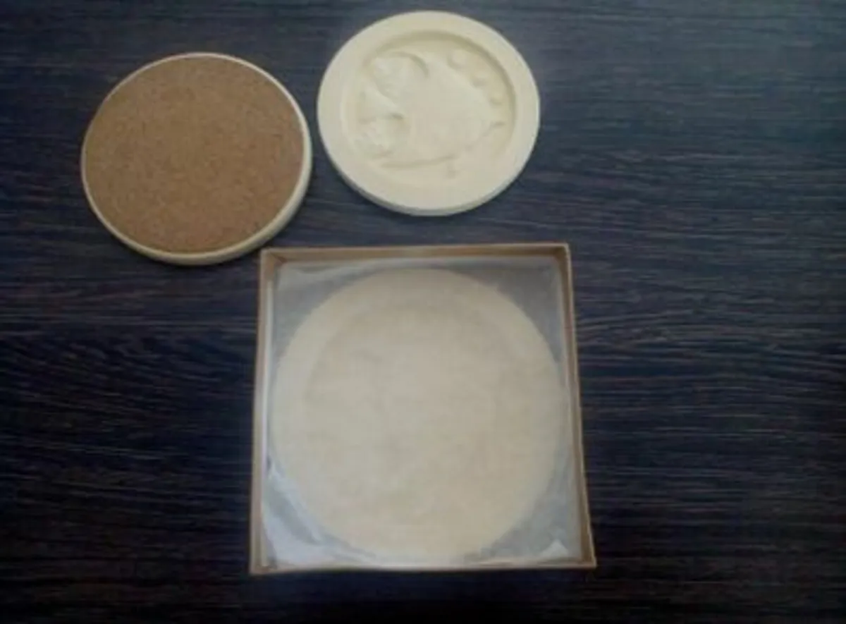 (New) 4 Terracotta Coasters.