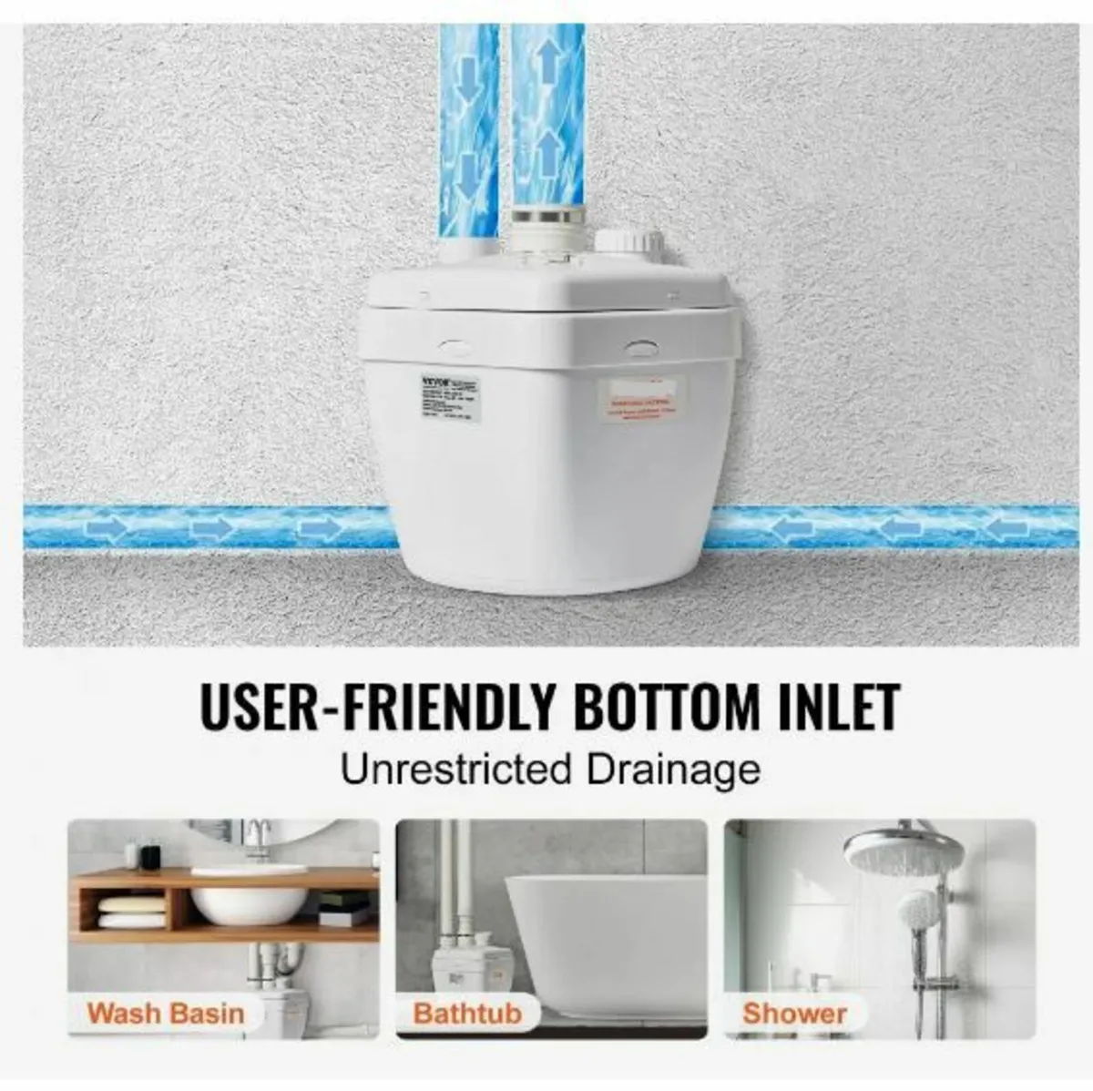 Utility Sink Pump Laundry Sink Drain Pump - Image 3