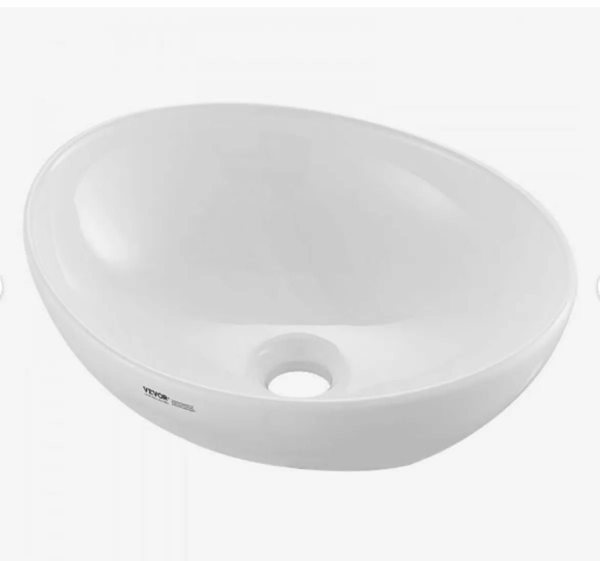Oval Vessel Sink, 16" x 13.4" Bathroom - Image 1