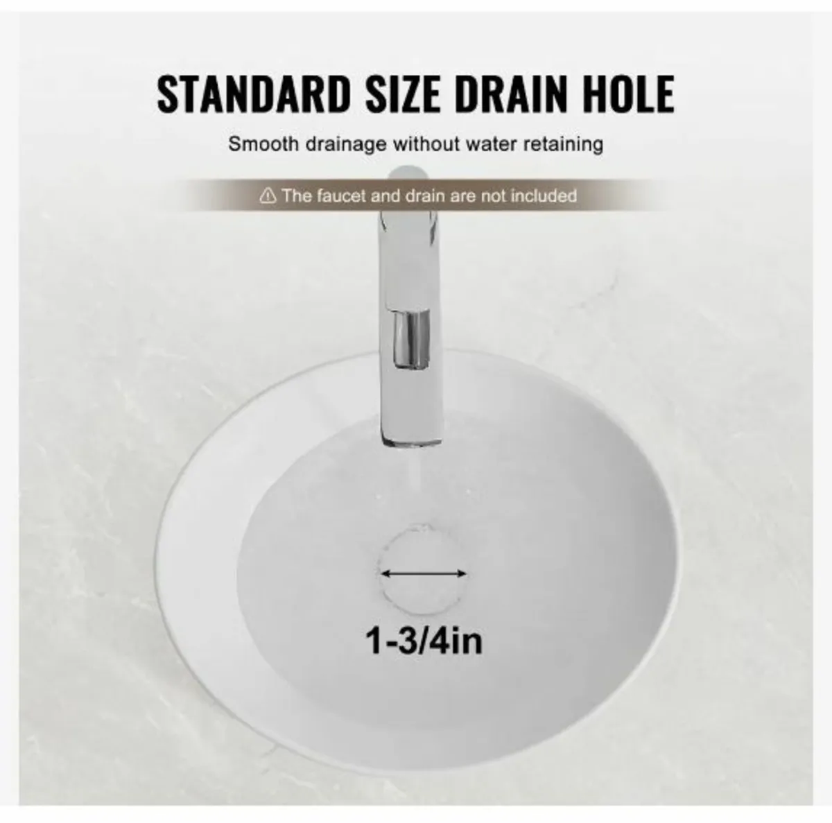 Oval Vessel Sink, 16" x 13.4" Bathroom - Image 4
