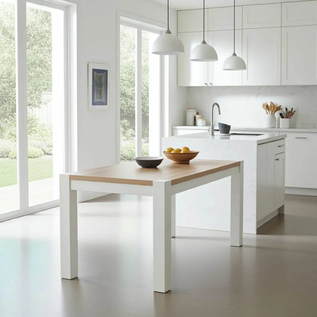 The Rowan Grande Two-Tone Extendable Dining Table - Image 3