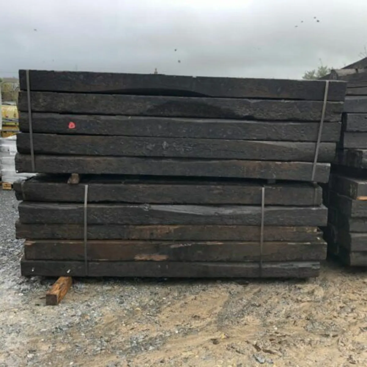 Reclaimed European Railway Sleepers - Image 1