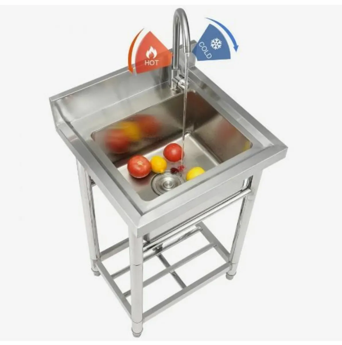 Stainless Steel Utility Sink - Image 1