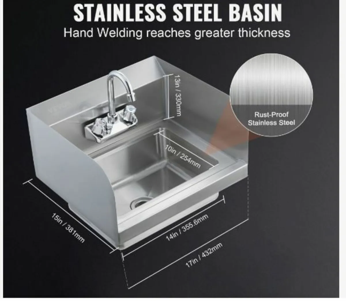 Commercial Hand Sink - Image 2