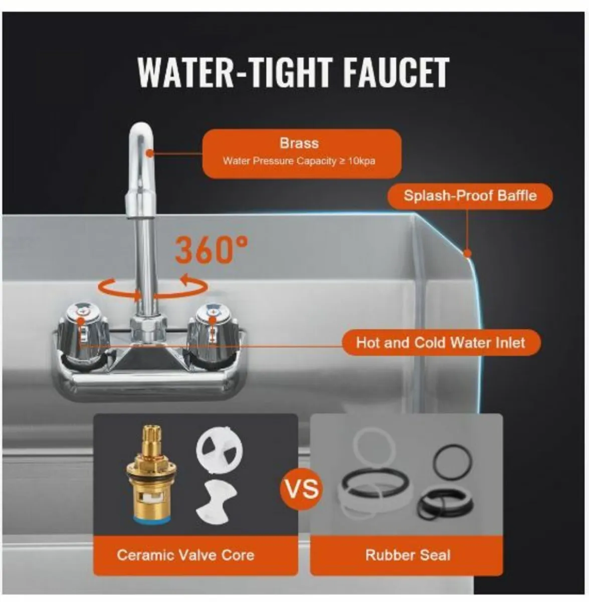 Commercial Hand Sink - Image 3