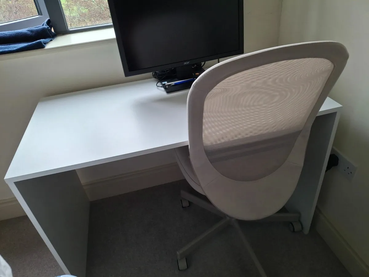 Desk and chair office home - Image 3
