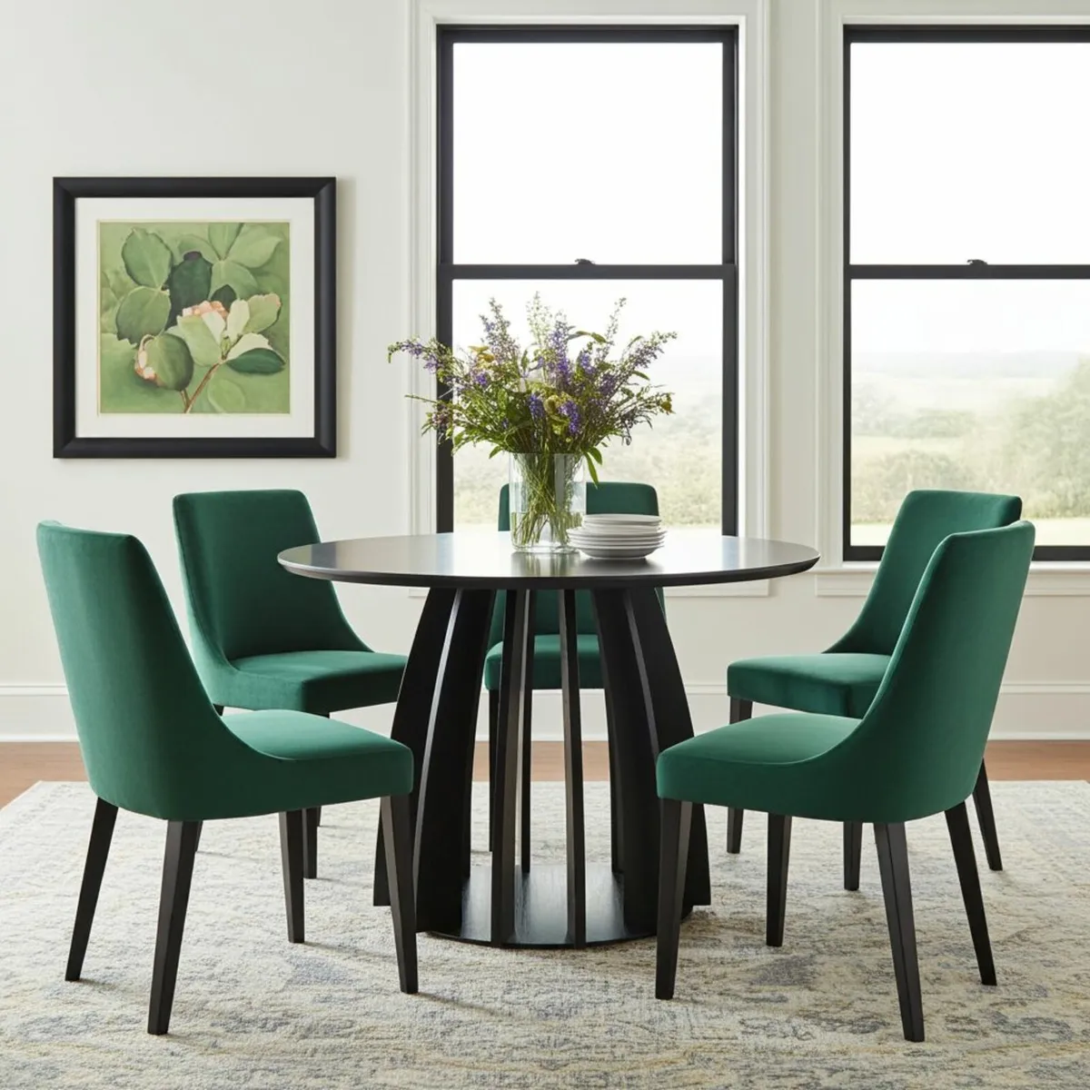 The Aurora Modern Round Dining Table - Image 2