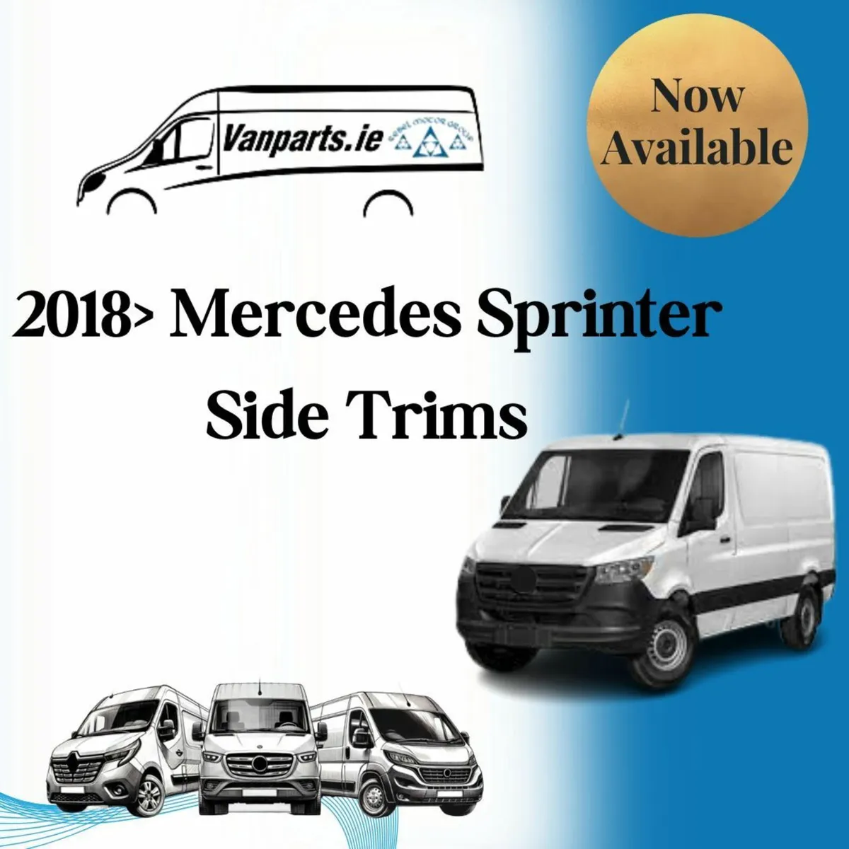 2018> Mercedes Sprinter Side Trims - Image 1