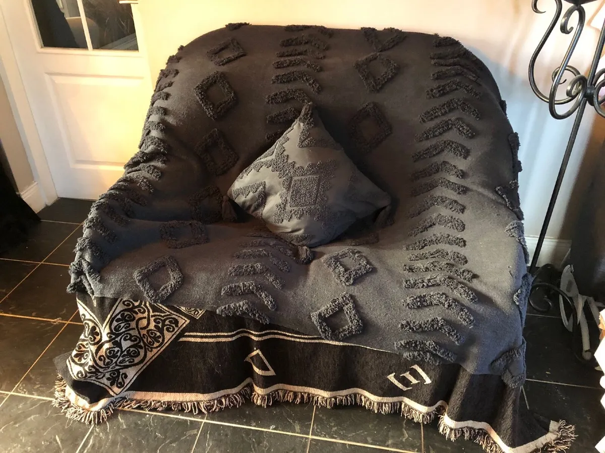 Two seat cane chair - Image 2