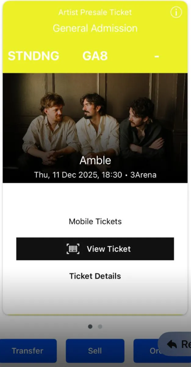 2 x Amble Tickets Thursday Dec 11th - Image 3