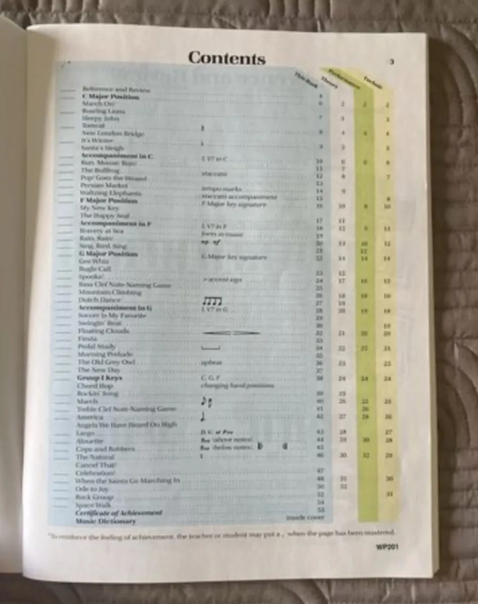Piano book - Bastien Pusno Basics - Image 3