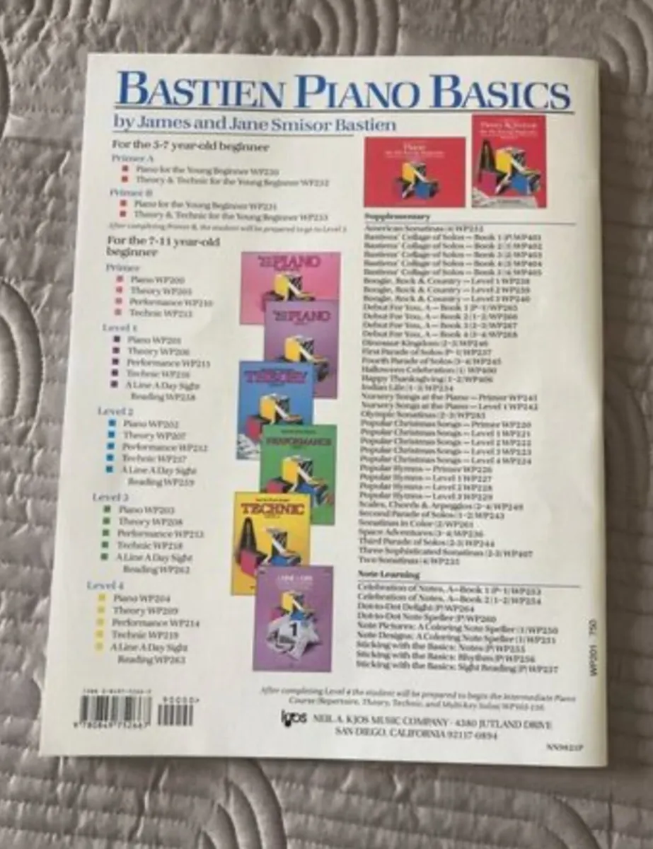 Piano book - Bastien Pusno Basics - Image 4