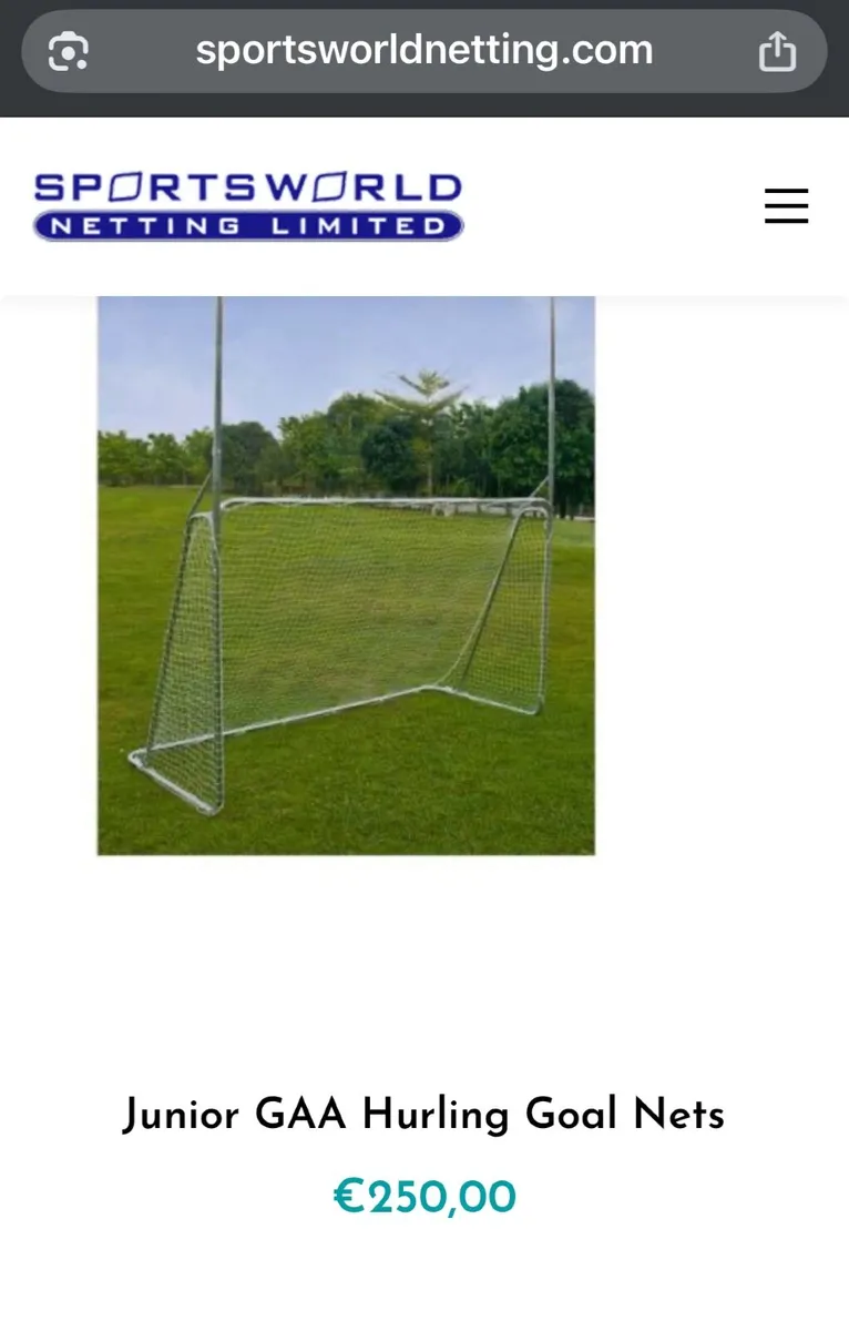 Sports world juvenile Hurling nets - Image 4