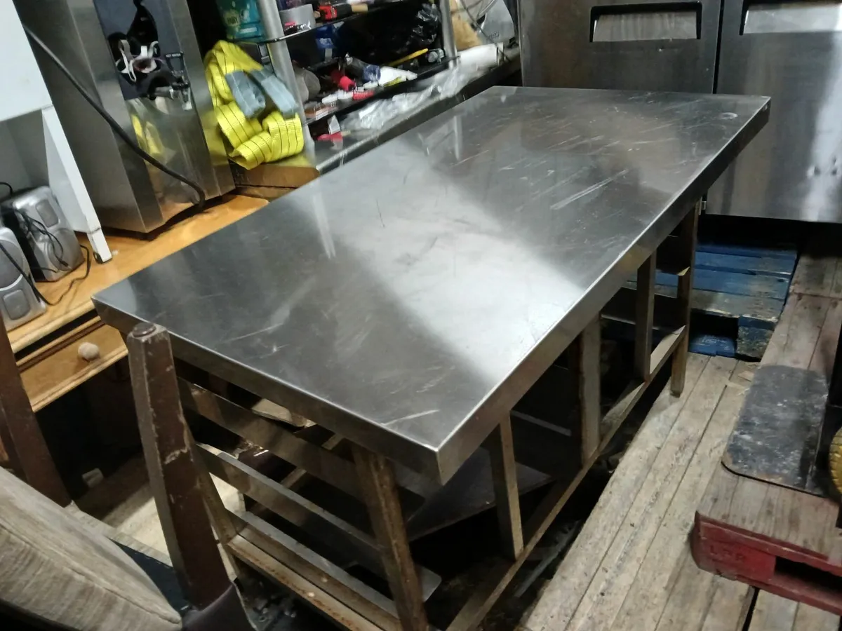 Staneless steel cabbinet table work bench - Image 2