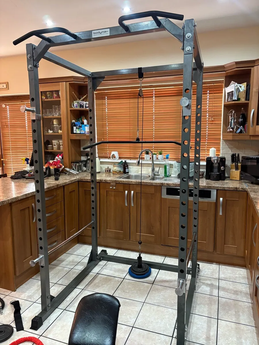 BRILLIANT, CABLE , GYM SQUAT POWER RACK SYSTEM SET - Image 3