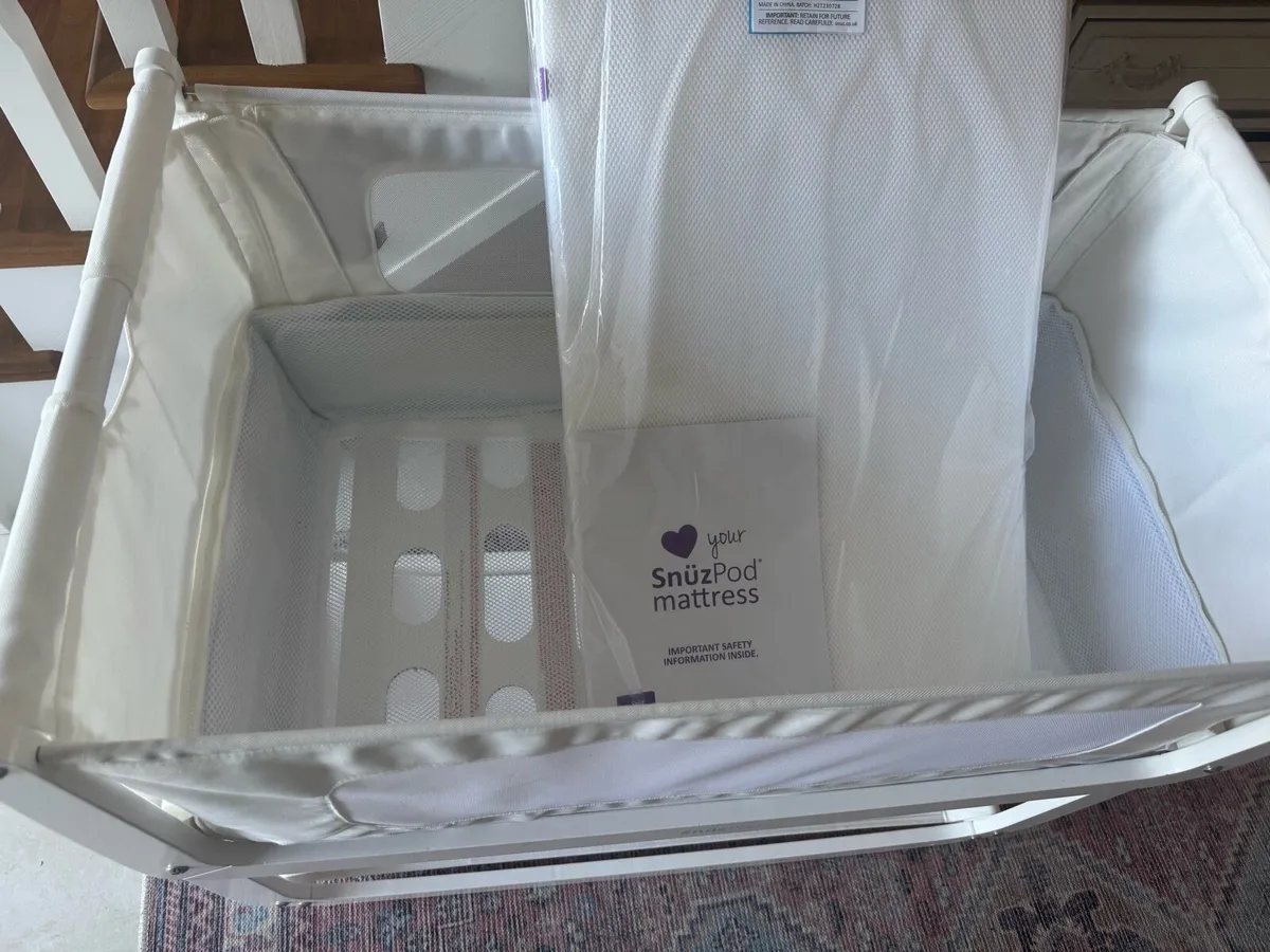 Snuzpod Crib & Mattress (Unopened) - Image 2