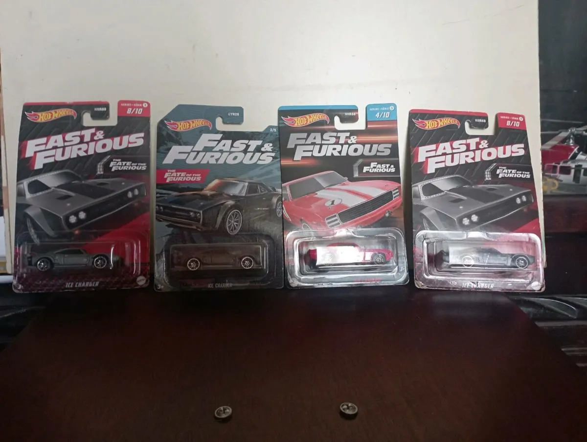 HOT WHEELS DIE-CAST FAST AND FURIOUS  MODLES CARS - Image 1
