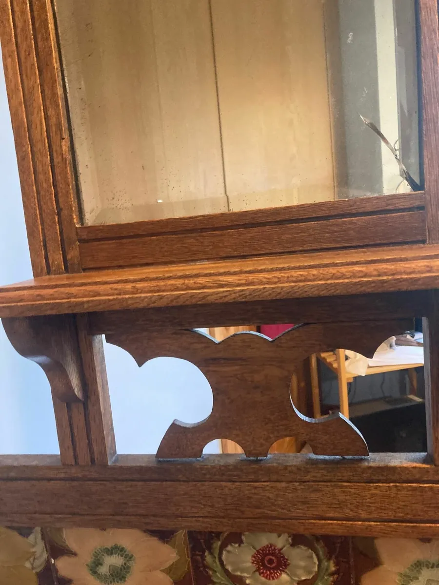 Antique Oak Hall Stand - Image 2