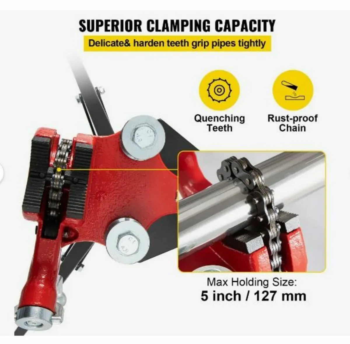 Tripod Pipe Chain Vise - Image 3