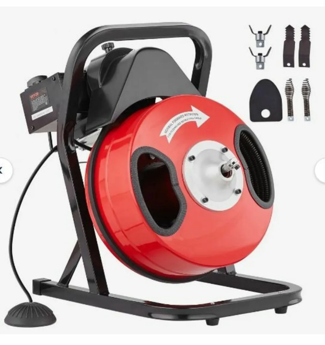 Drain Cleaner Machine 50FT x 1/2 Inch - Image 1