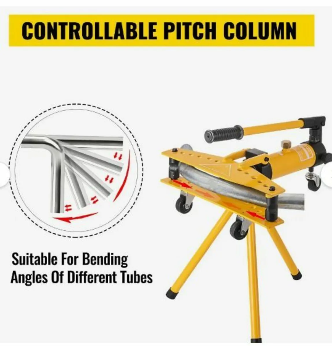 Manual Hydraulic Pipe Tube Bender Machine 10 Ton - Image 4