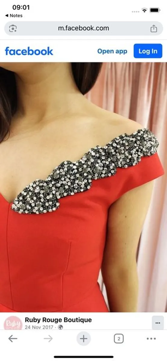 Red Occasion Dress - Image 2