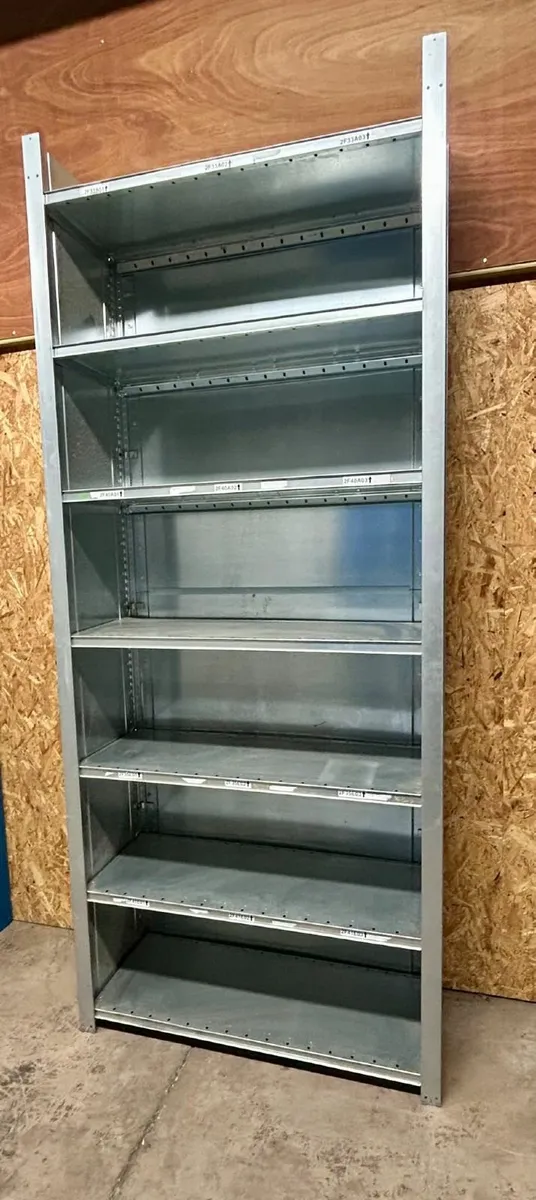 7 tier galvanised shelving - Image 1