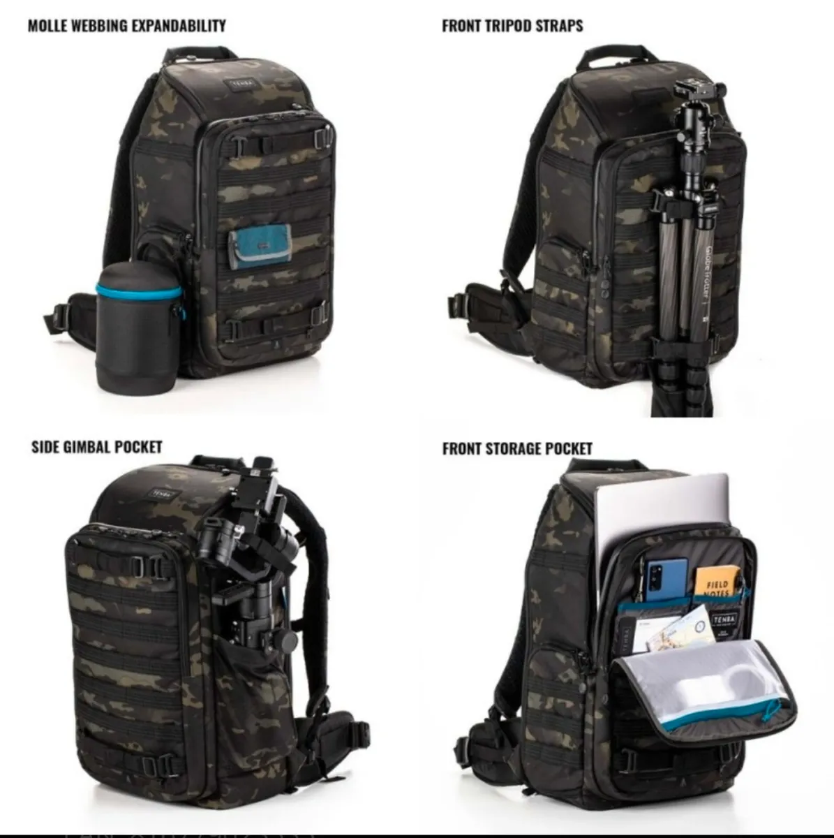 Tenba Axis vv 24L MultiCamo camera equipment bag - Image 4