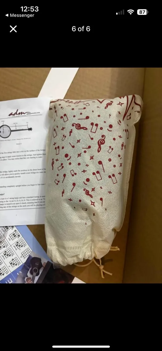 ADM  banjo brand new 5 string banjo - Image 1