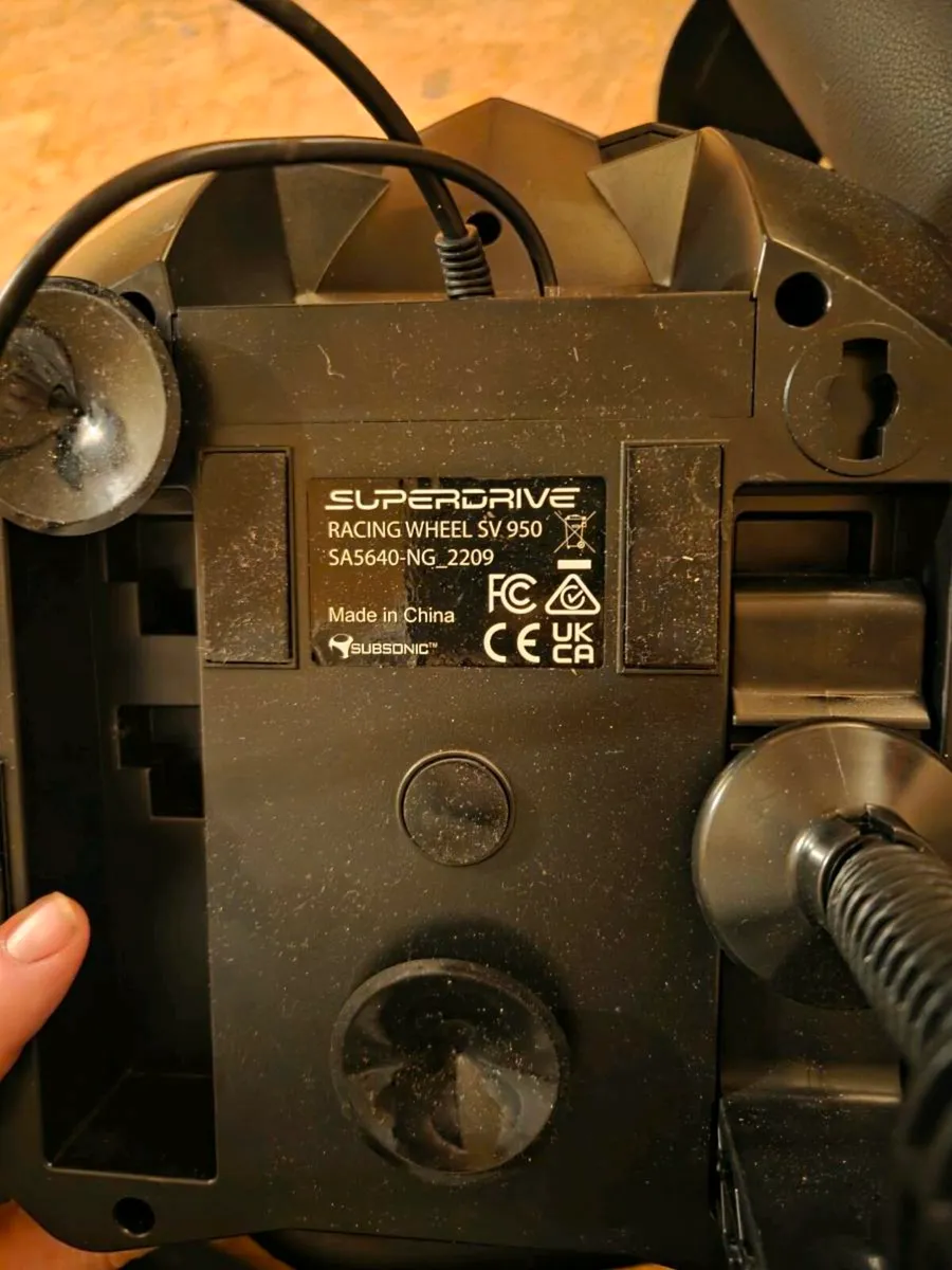 Racing Seat, Steering wheel & Pedals & Stand - Image 3