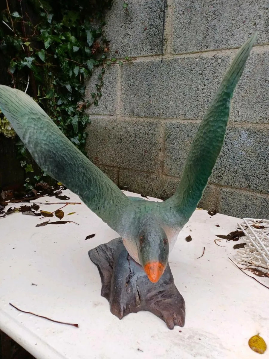 Vintage Greylag Goose Sculpture - Image 2
