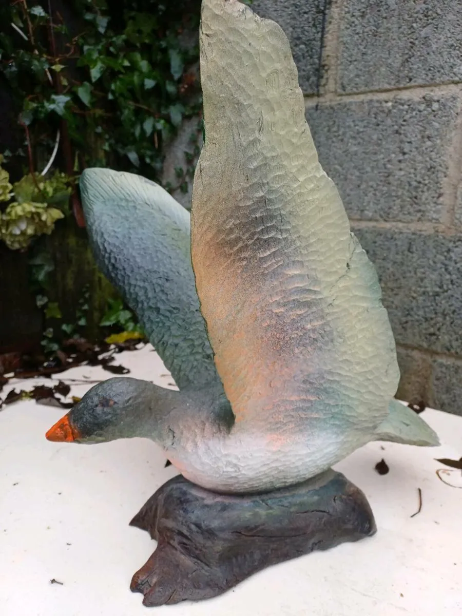 Vintage Greylag Goose Sculpture - Image 4