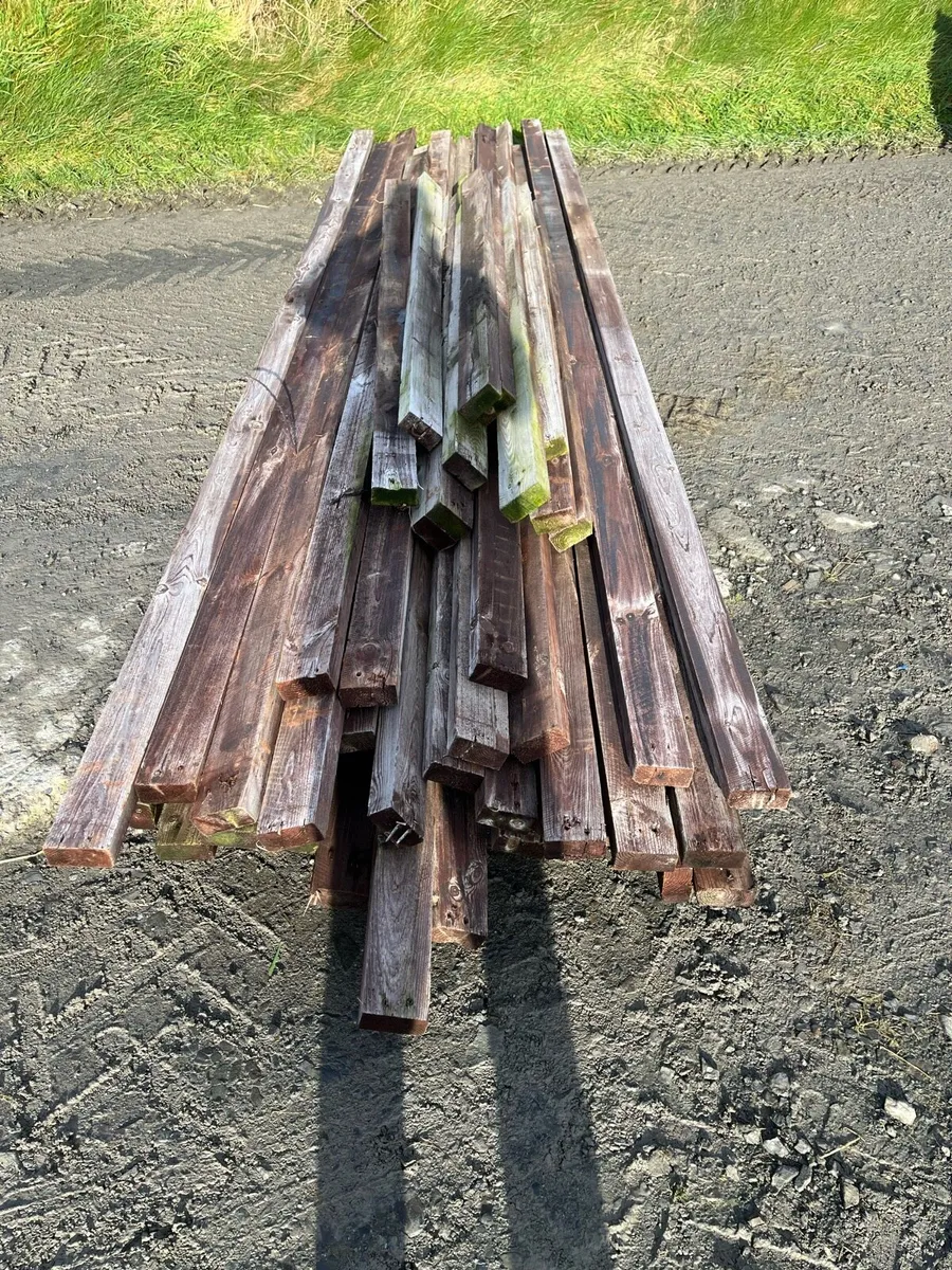 Post and Rail Fence (Second hand) - Image 4