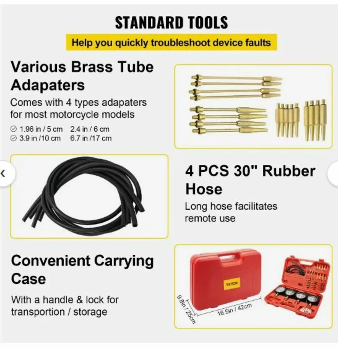 Fuel Vacuum Carburetor Synchronize Tool - Image 3