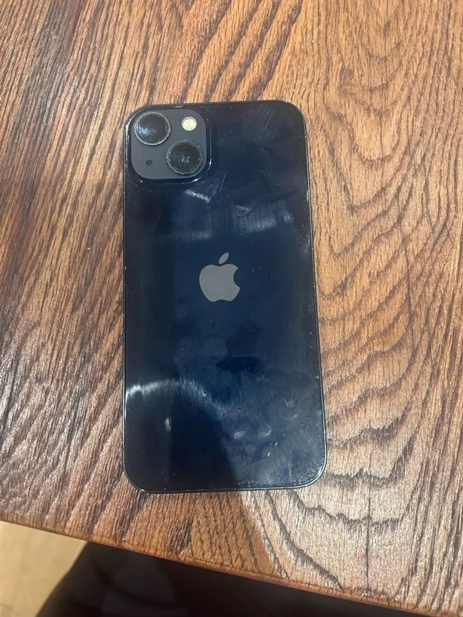 iPhone 13 12gb black and new cover - Image 2