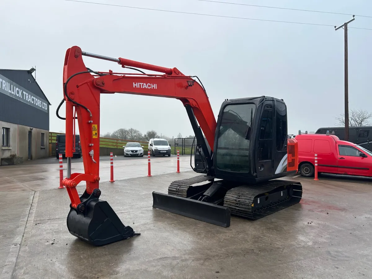 2014 Hitachi Zaxis 60 C/W New Wide (600mm) Tracks - Image 3