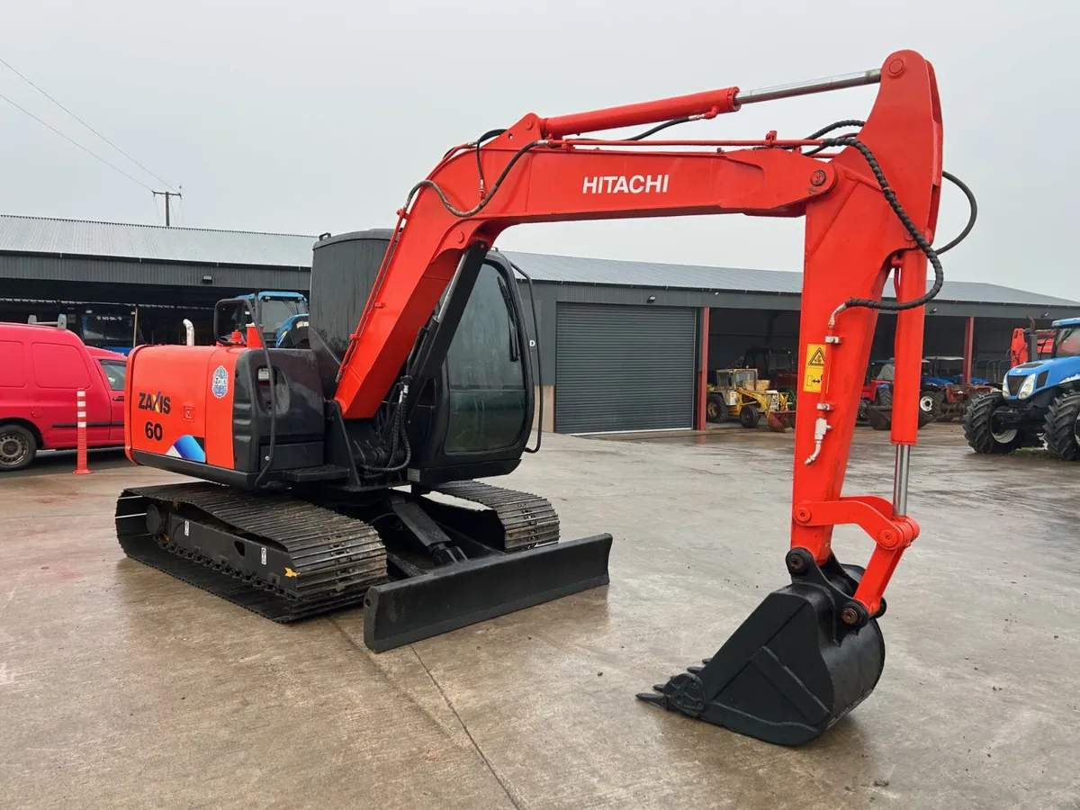 2014 Hitachi Zaxis 60 C/W New Wide (600mm) Tracks - Image 1