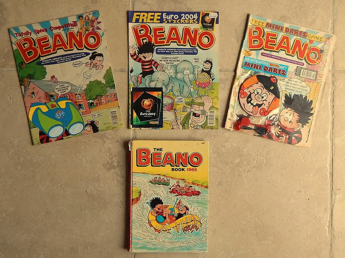 3 Beano Comics (from 2000s) & Vintage Annual - Image 1